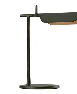 Stolové lampy na písací stôl FLOS FLOS Tab T LED stolná lampa, tmavo-zelená matná