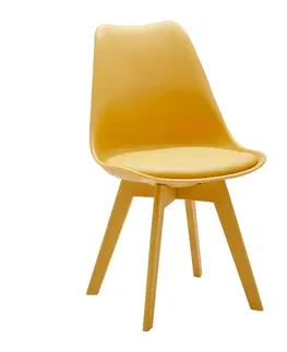 Stoličky do jedálne Stolička Mia Žltá