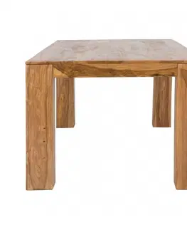 Jedálenské stoly Jedálenský stôl Tara 200x90 indický masív palisander
