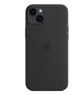 Puzdrá na mobilné telefóny Silikónový zadný kryt pre Apple iPhone 14 Plus s MagSafe, polnočná MPT33ZMA