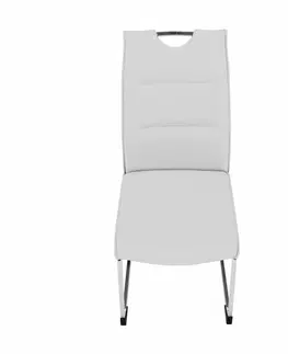 Stoličky Jedálenská stolička, svetlosivá, TOSENA