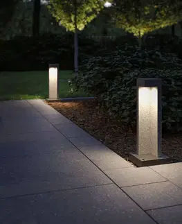 Vonkajšie stojanové svietidlá Paulmann Paulmann Concrea soklové LED svietidlo výška 45 cm
