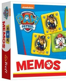Hračky spoločenské hry pre deti TREFL - GAME Memos Labková Patrola - pexeso