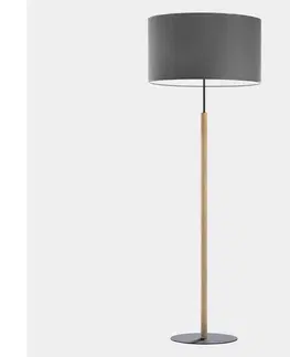 Lampy  Lampa stojacia DEVA 1xE27/25W/230V šedá 