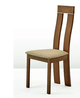 Jedálenské stoličky KONDELA Desi jedálenská stolička buk merlot / hnedá