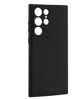 Puzdrá na mobilné telefóny Zadný pogumovaný kryt FIXED Story pre Samsung Galaxy S22 Ultra 5G, čierna FIXST-840-BK