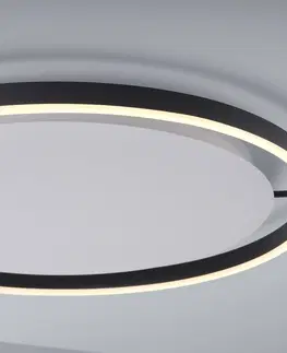 Stropne svietidla Stropné svietidlo tmavosivé 58,8 cm vrátane LED 3-stupňovo stmievateľné - Zlatan