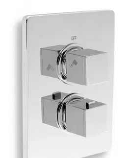 Kúpeľňové batérie NOVASERVIS - Sprchová termostatická baterie 2-cestný ventil chrom 2850R,0