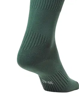 hokej Detské ponožky FH500 na pozemný hokej zelené