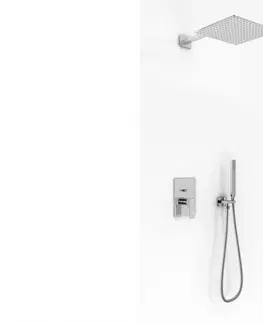 Kúpeľňové batérie KOHLMAN KOHLMAN  - sprchový set s 35 cm dažďovou sprchou a ručnou sprchou QW210HQ35