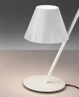 Lampy na nočný stolík Artemide Biela dizajnová stolná lampa Artemide La Petite