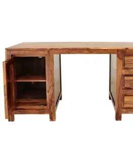Písacie a pracovné stoly Písací stôl Gani 160x76x80 z indického masívu palisander