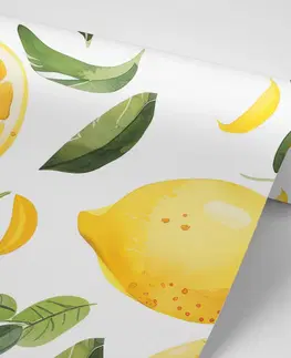 Tapety jedlá a nápoje Tapeta letné citróny