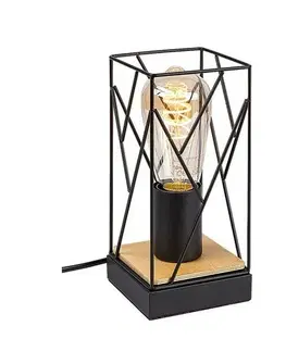 Stolové lampy Rabalux 74006 stolná lampa Boire, čierna