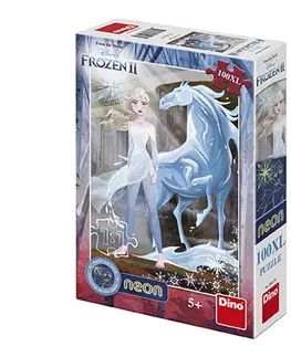 Hračky puzzle DINO - Frozen II 100Xl Neon Puzzle Nové