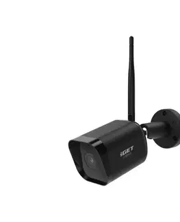 Predlžovacie káble iGET Inteligentná vonkajšia kamera so senzorom Full HD 1080p 12V IP65 Wi-Fi Tuya čierna 