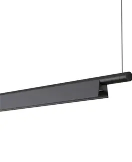 Závesné svietidlá Luceplan Luceplan Compendium - závesné svietidlo LED, čierne