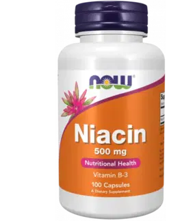 Vitamíny B NOW Foods Niacin (Vitamín B3)