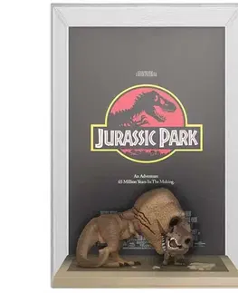 Zberateľské figúrky POP! Movie Posters: Tyrannosaurus Rex & Velociraptor (Jurassic Park) POP-0002
