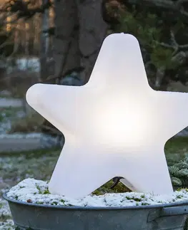 Vonkajšie dekoratívne svietidlá STAR TRADING Svetlo na terasu Gardenlight v tvare hviezdy