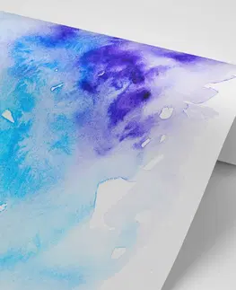 Samolepiace tapety Samolepiaca tapeta modro-fialové abstraktné umenie
