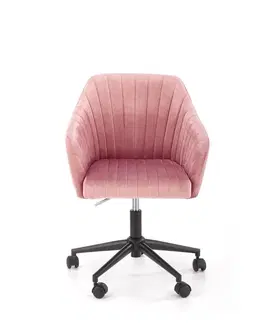 Kancelárske stoličky Kancelárska stolička FRESCO Halmar Svetlo ružová
