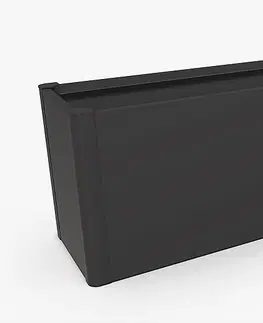 Truhlíky Biohort Hrantík Belvedere MIDI 61 cm (tmavo šedá metalíza) 53 cm (3 krabice)