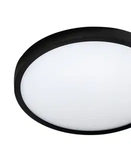 Svietidlá Azzardo Azzardo  - LED Stropné svietidlo MALTA LED/24W/230V pr. 30 cm čierna 