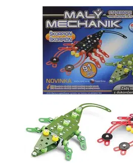 Hračky stavebnice MADE - Malý mechanik, 15cm, 91 dielikov
