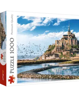 Hračky puzzle TREFL -  Puzzle 1000 - Mont Saint-Michel, Francúzsko