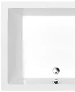 Vane POLYSAN - DEEP hlboká sprchová vanička obdĺžnik 110x90x26cm, biela 72363