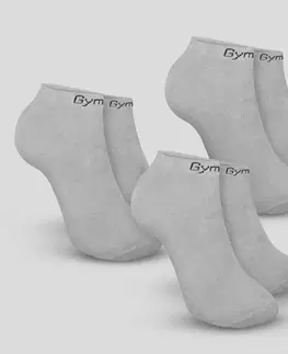 Spodné prádlo a plavky GymBeam Ponožky Ankle Socks 3Pack Grey  M/L