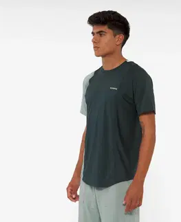 tričká Pánske priedušné tričko na padel PTS500 zelené
