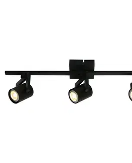 Bodové svetlá Freelight Moderné svietidlo ValvoLED, čierne, 3-plameňové