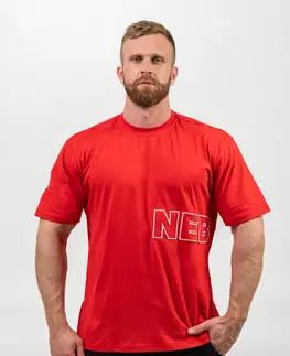Pánske tričká Tričko s krátkym rukávom Nebbia Dedication 709 Red - XXL