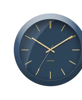 Hodiny Nástenné hodiny Karlsson Globe 5840BL, 40 cm