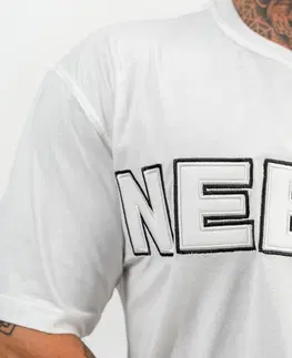 Pánske tričká Tričko s krátkym rukávom Nebbia Legacy 711 White - XXL