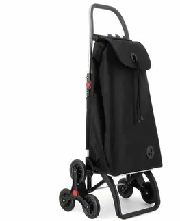 Nákupné tašky a košíky Rolser Nákupná taška s kolieskami do schodov I-Max MF 6 Logic, čierna