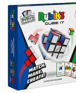 Hračky rodinné spoločenské hry SPIN MASTER - Rubikova Logická Hra Cube It