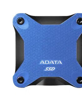 Pevné disky A-Data SSD SD600Q, 480GB, USB 3.2 - rýchlosť 440/430 MB/s (ASD600Q-480GU31-CBL), Blue