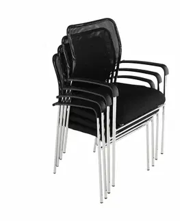 Stoličky Zasadacia stolička, čierna, UMUT