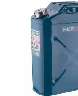 Postrekovače HERON Kanister oceľový na benzín 20l s nalievacím hrdlom