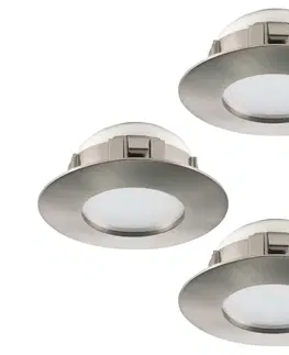 LED osvetlenie Eglo Eglo 95823 - SADA 3x LED podhľadové svietidlo PINEDA 1xLED/6W/230V 