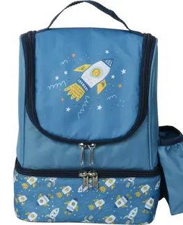 Doplnky pre deti Detský termo batôžtek Vesmír, modrá