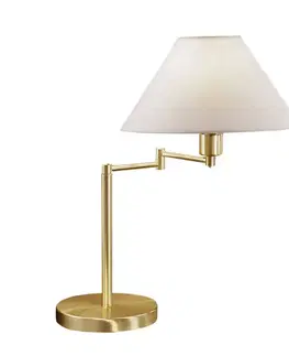 Stolové lampy austrolux Stolová lampa Hilton, otočná, mosadz