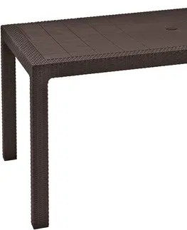 Jedálenské stoly Keter Melody Stôl - hnedý