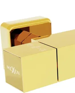 Kúpeľňové batérie MEXEN - Cube termostatická sprchová batéria gold 77200-50