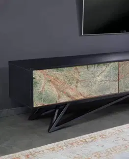 TV stolíky LuxD Dizajnový TV stolík Quillon 200 cm prírodný kameň