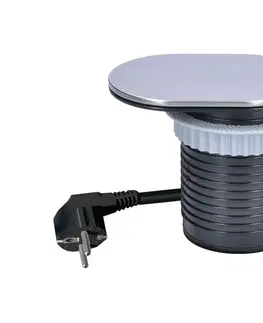 Predlžovacie káble   PP124USBC - Zásuvkový stĺpik pre dosku stola 1x230V + USB-A + USB-C 
