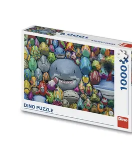 Hračky puzzle DINO - Farebné ryby 1000 puzzle